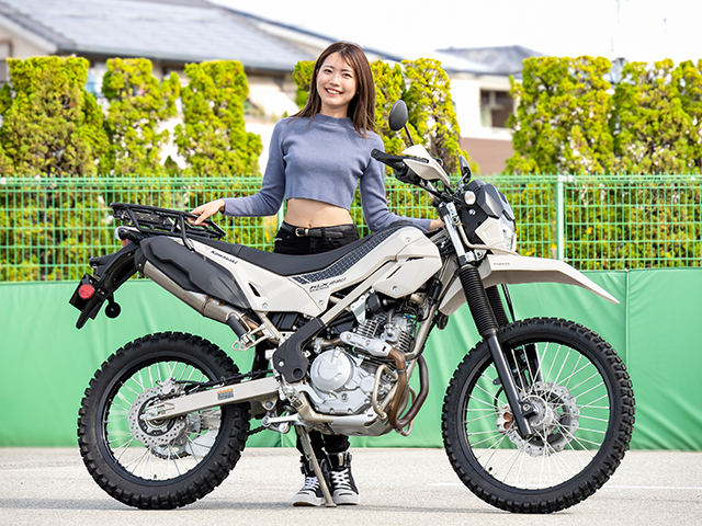 竹川由華さんによるKLX230 SHERPAインプレ