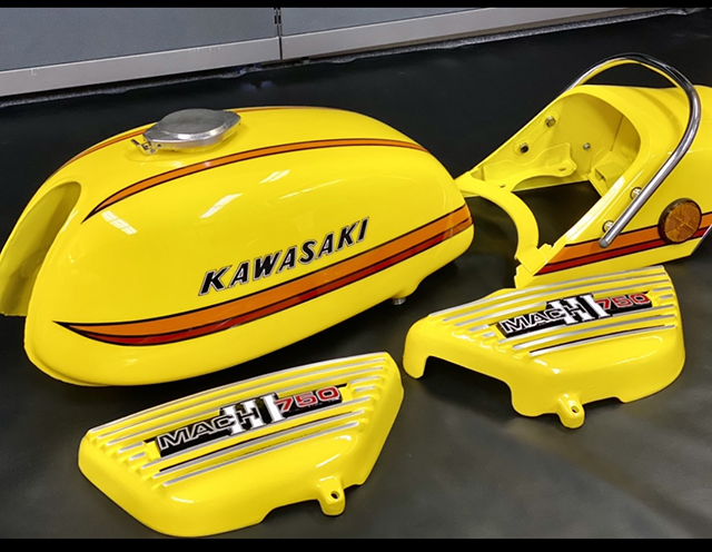 750SSカスタム塗装