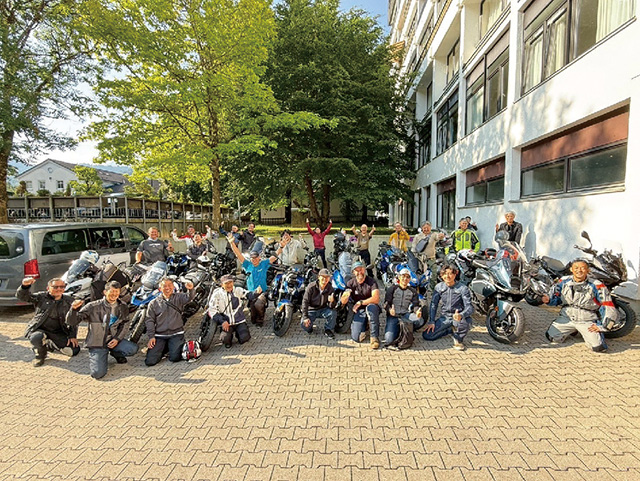 BMW Motorradディーラースタッフとのインセンティブトリップツーリング。本国ドイツで開催