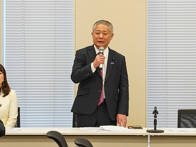 日本維新の会オートバイ議員連盟 馬場伸幸会長