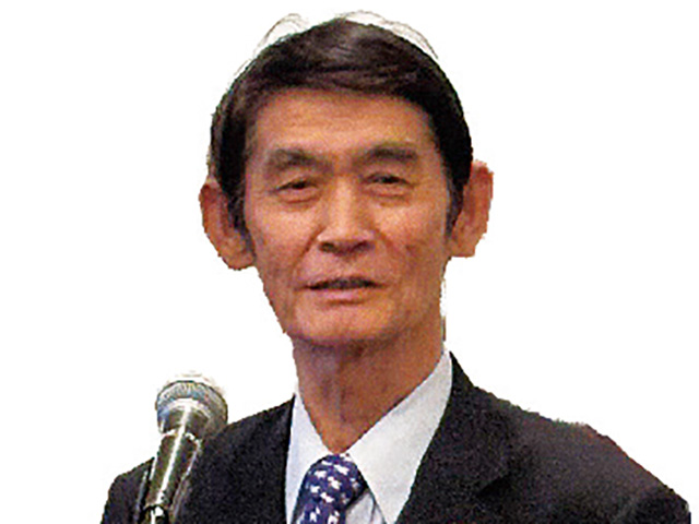 感謝の言葉を述べる今村氏